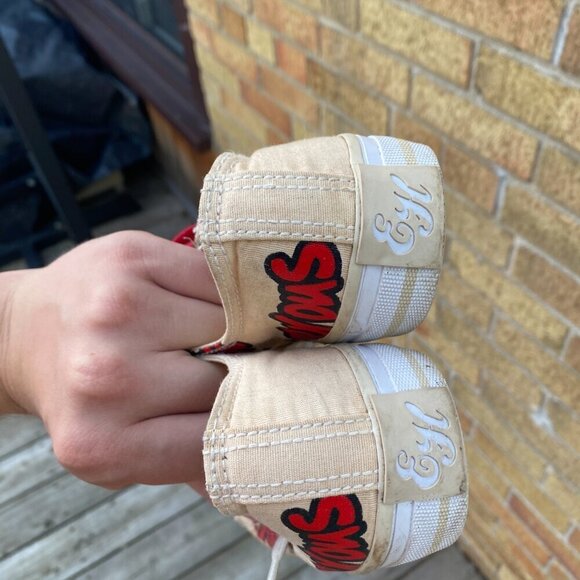 Vintage Ed Hardy Canvas Shoes Size 6 Womens - Picture 6 of 10